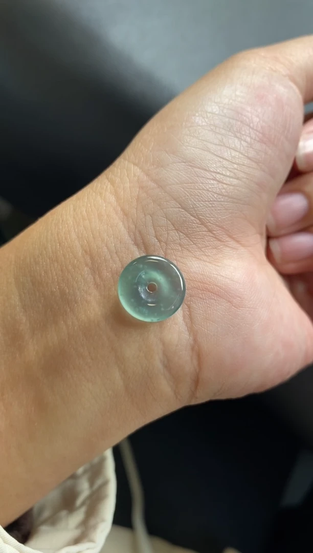 散珠翡翠冰种平安扣