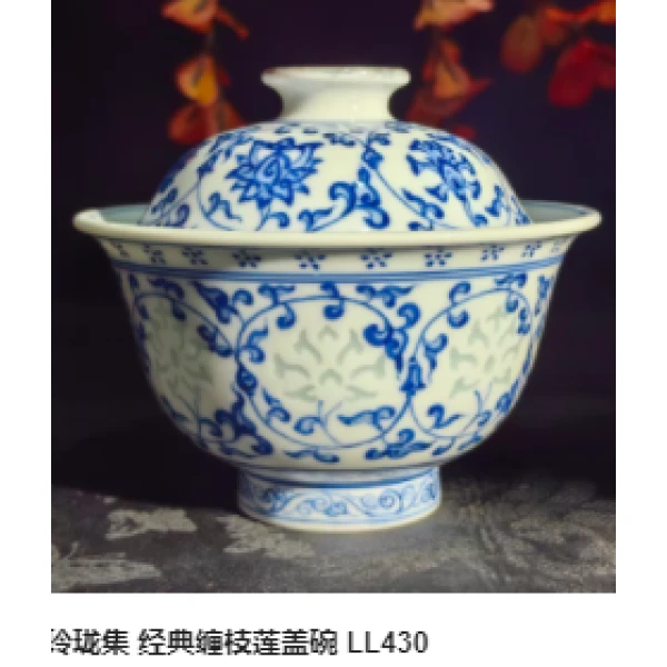 【所谓】缠枝莲盖碗llj1161