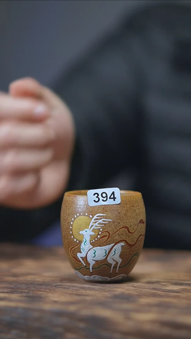 【闪购商品】394景德镇手绘九色鹿单杯
