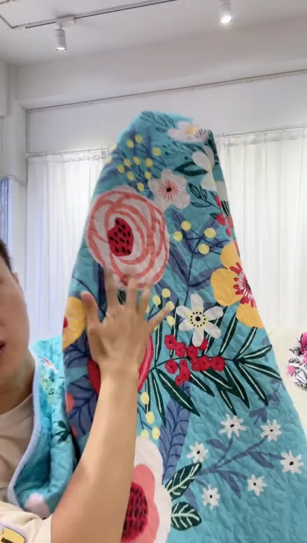棉200*230双斜纹纯棉床盖111号微瑕