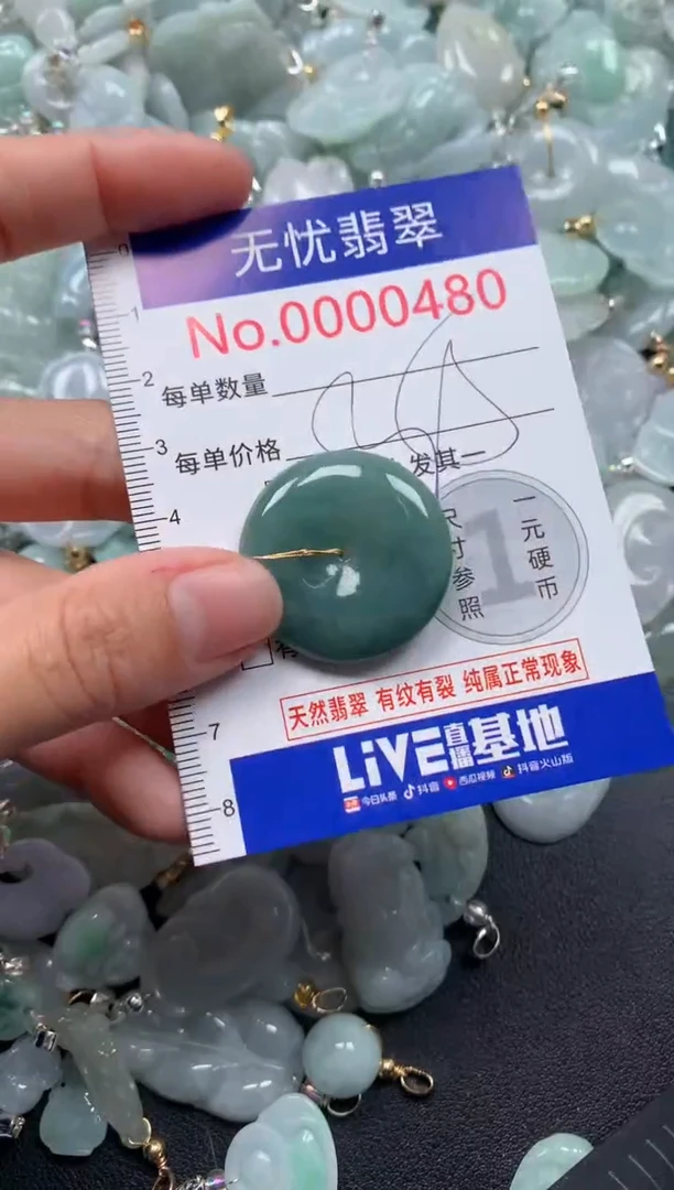 颈饰未镶嵌翡翠480