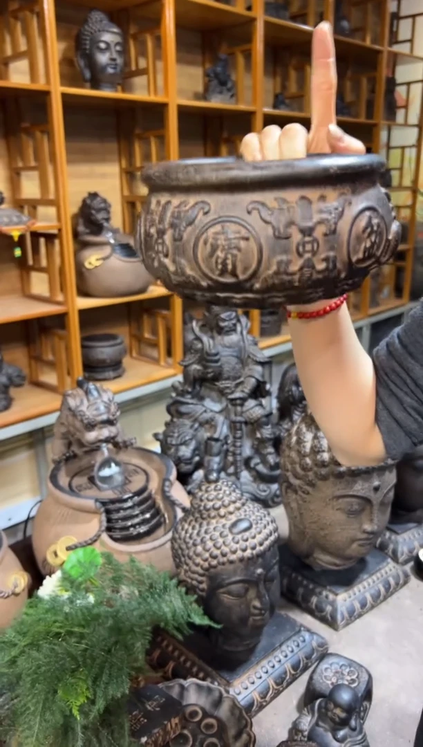 陶土【火山泥】聚宝盆