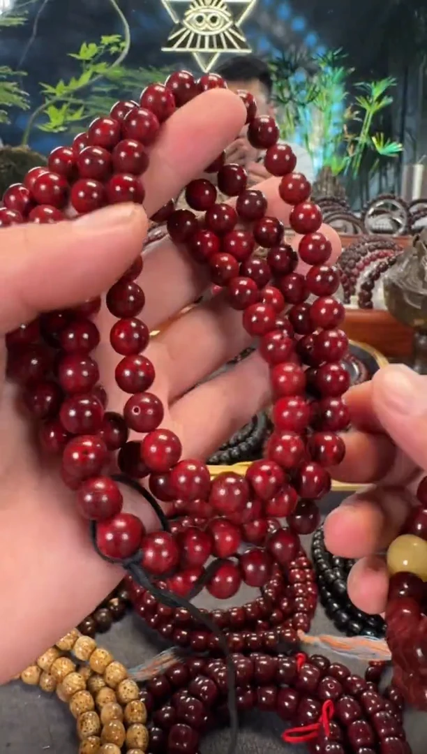 手串星月菩提10原生态本草供星月菩提长串