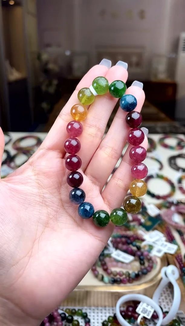 【闪购商品】碧玺/未镶嵌10mm+碧玺单圈多样性发货