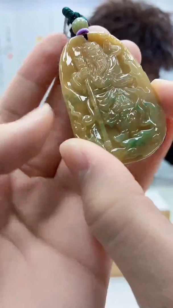 未镶嵌定制翡翠4688bb-毛货挂件16