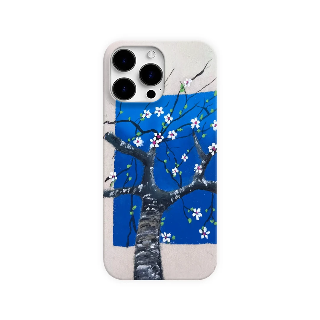 诗意闻花适用苹果16promax手机壳oppox8华为mate小米荣耀vivo红米