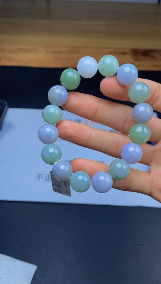 未镶嵌定制翡翠珠串