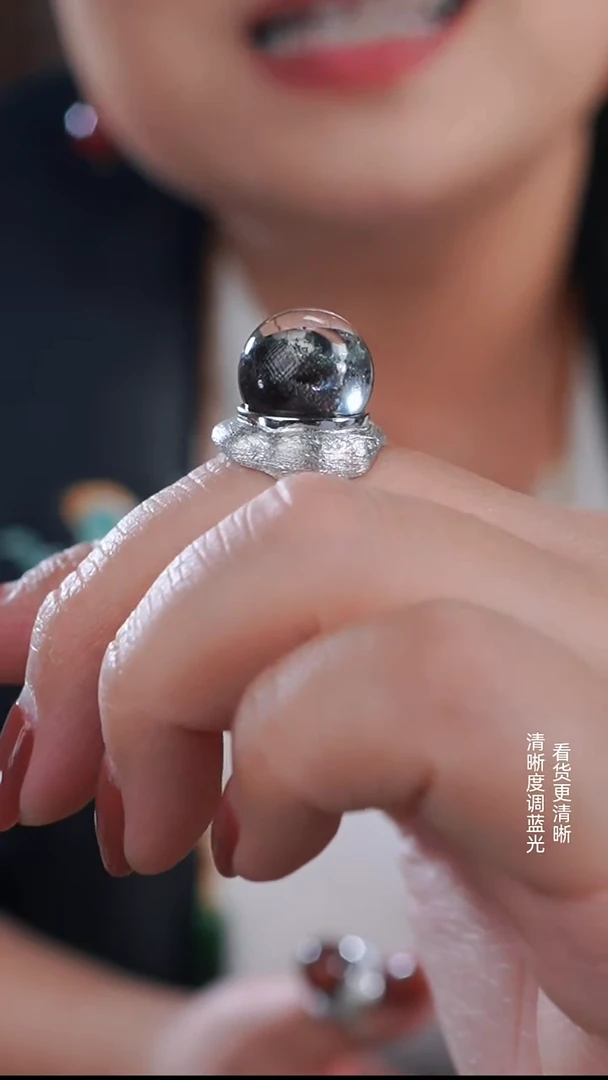 未镶嵌戒指水晶水晶戒指多样性发一