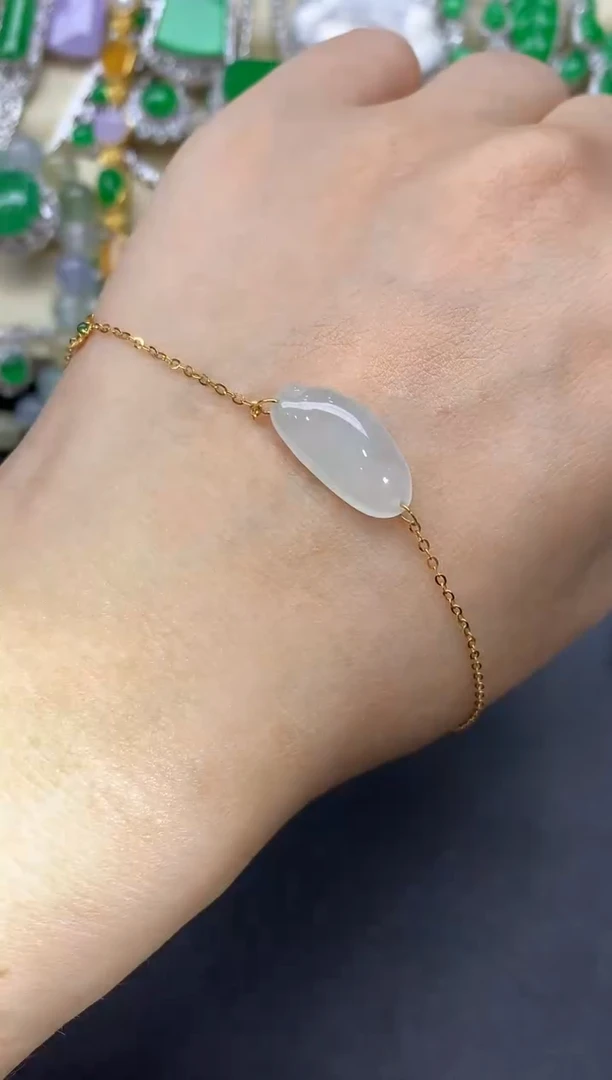 未镶嵌手链翡翠39-中国好珍宝