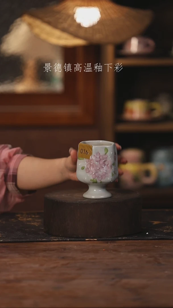 陶瓷景德镇高温釉下手绘陶瓷016