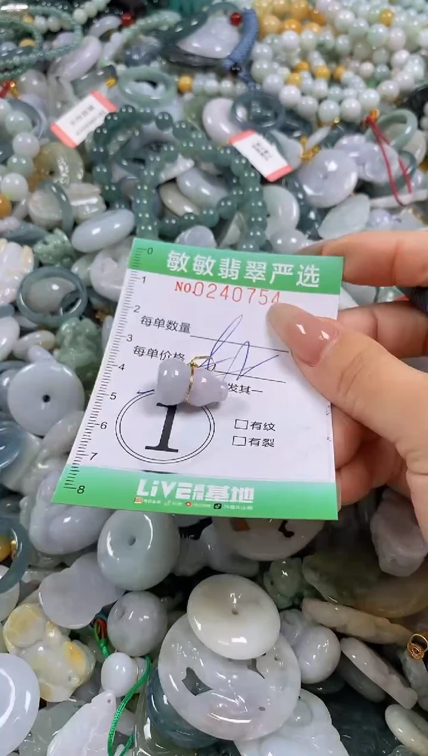 翡翠未镶嵌颈饰闪购0240754多样性发其一