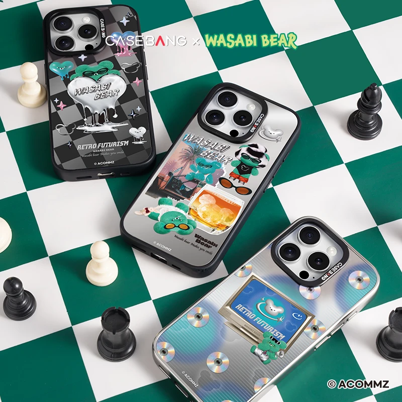 CASEBANGx芥末熊联名适用苹果iPhone17/16/pro/promax磁吸手机壳