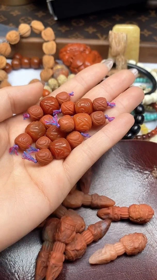 【闪购商品】南红玛瑙珠宝奇石合金南红