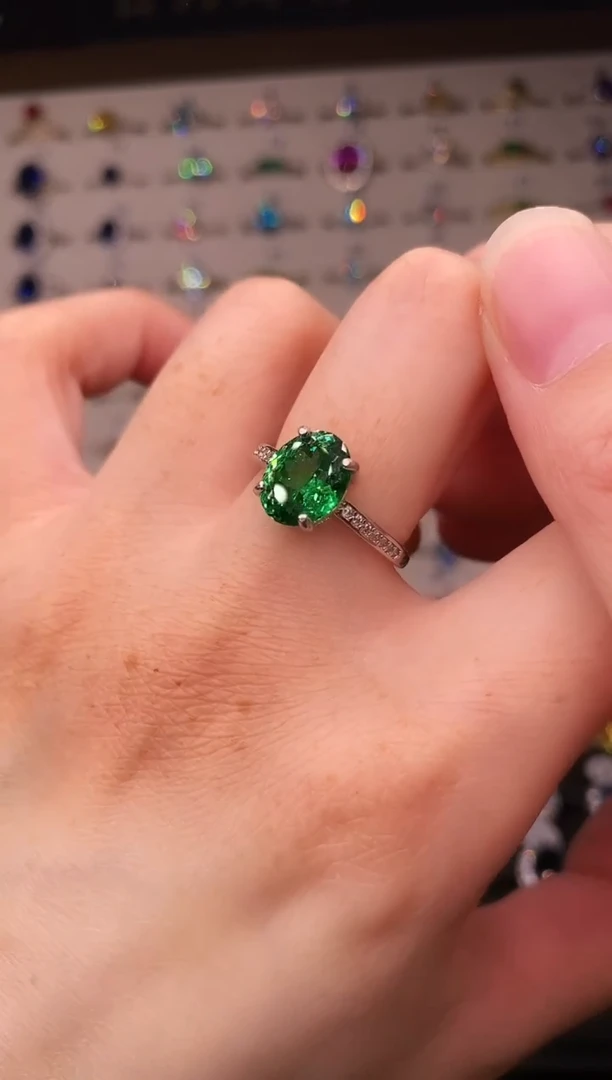 5克拉碧玺（处理）欧美风戒指