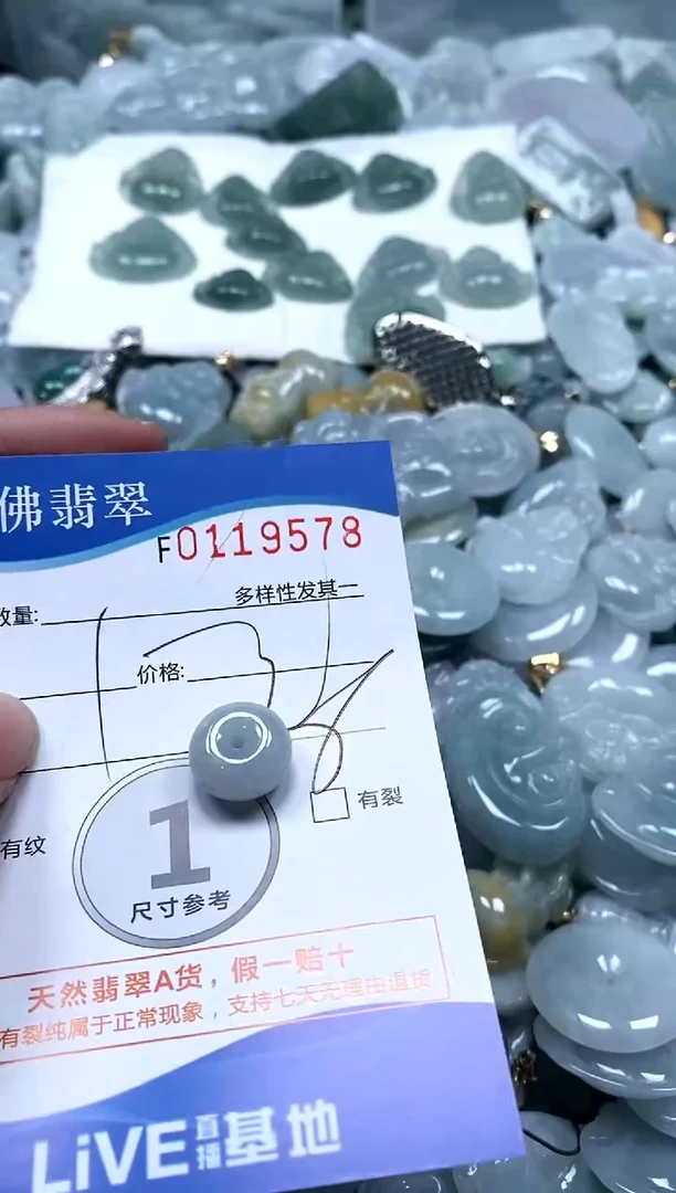 【闪购商品】翡翠颈饰未镶嵌闪购商品0119578