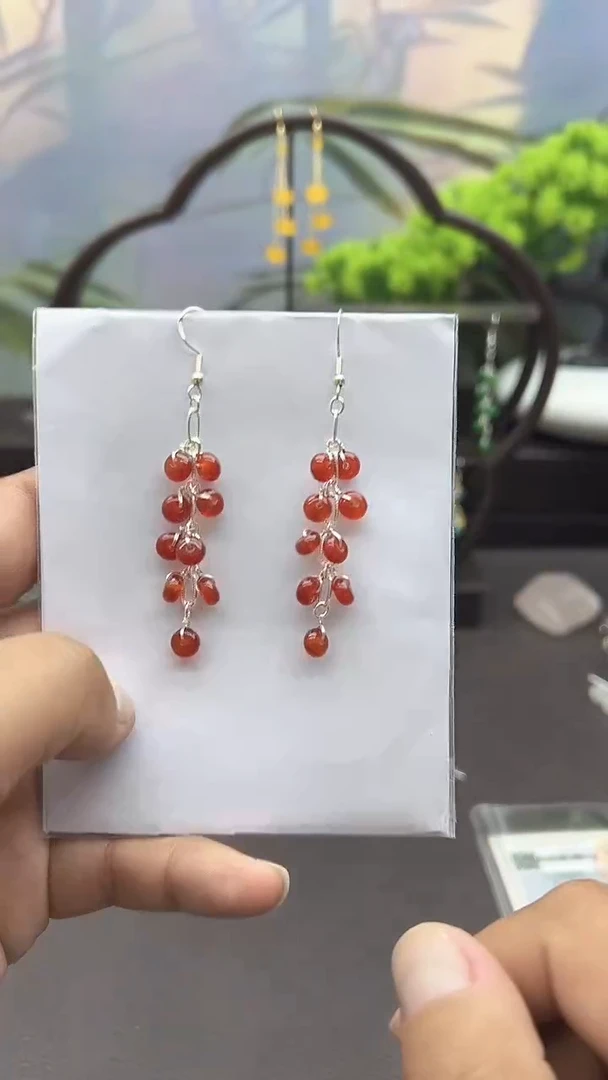 未镶嵌耳饰玛瑙/玉髓310