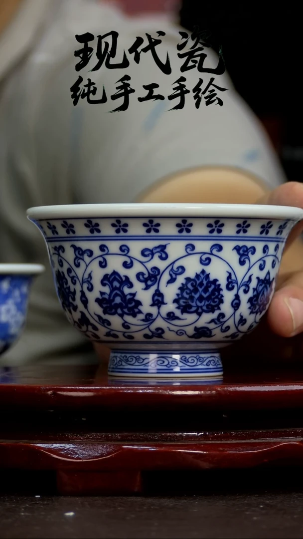 杯子纯手工手绘瓷瓷7