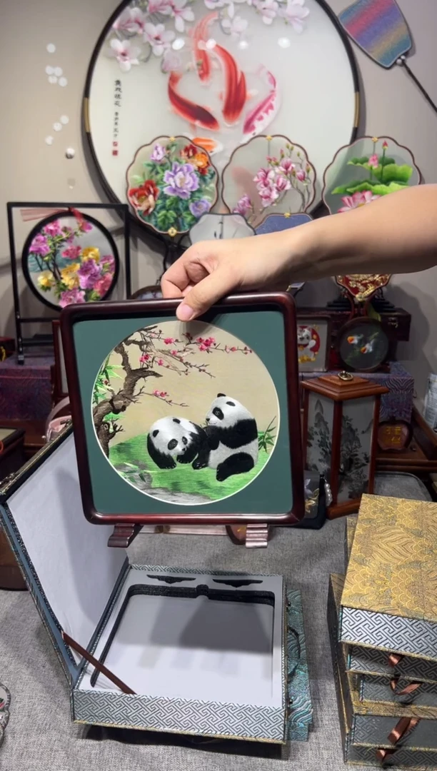 织绣纯手工苏绣双面绣