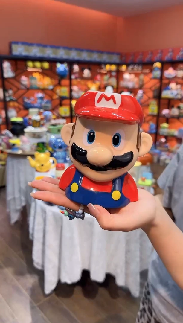 瓷片@@马里奥陶瓷倒置杯