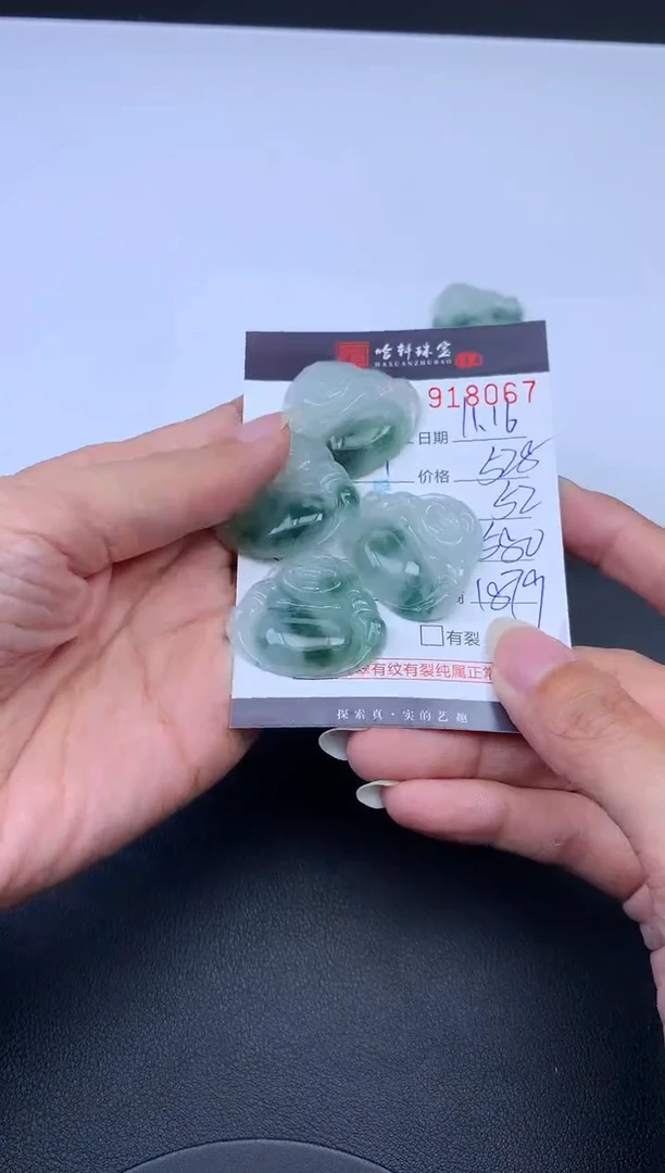 未镶嵌挂件翡翠哈轩 挂件1（多样性发其一）