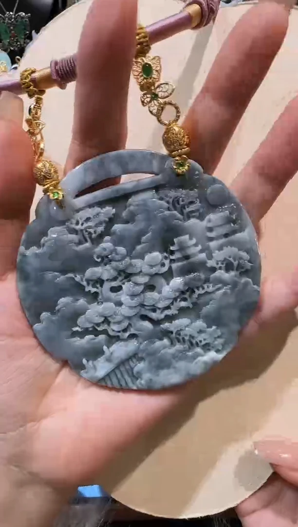 【闪购商品】翡翠颈饰未镶嵌国风