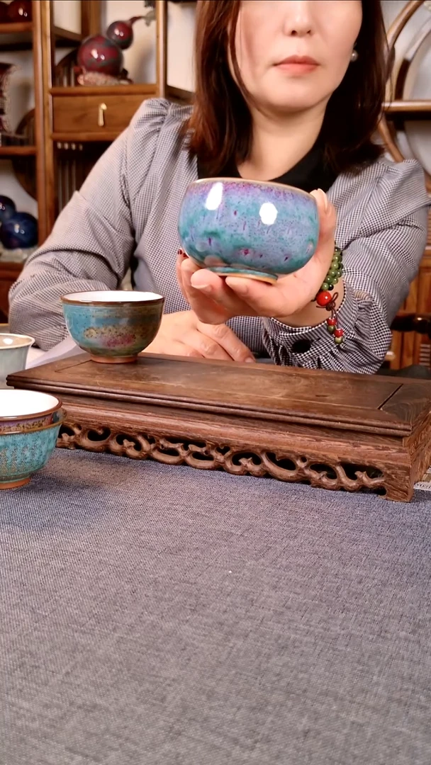 助****师煤烧杯主人杯 土魂钧瓷