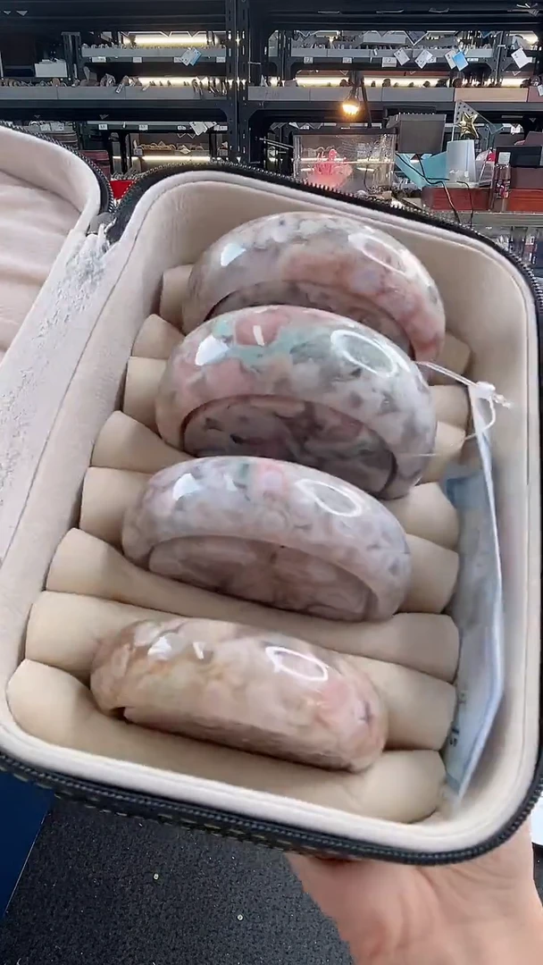 未镶嵌手镯石英质玉圈口 （赠品镯心）