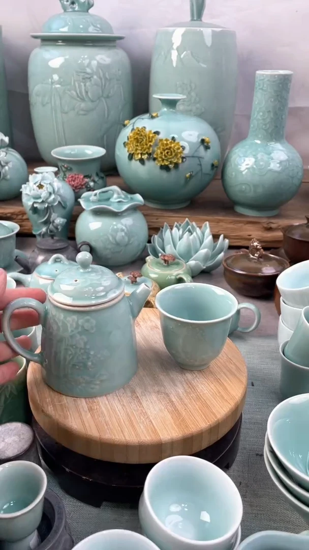 【闪购商品】特价 微瑕 慧仙青瓷