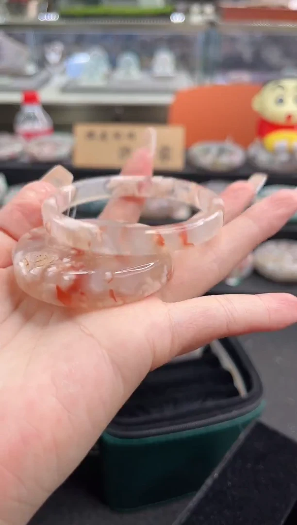 未镶嵌手镯石英质玉56圈口（赠品镯心）6888622