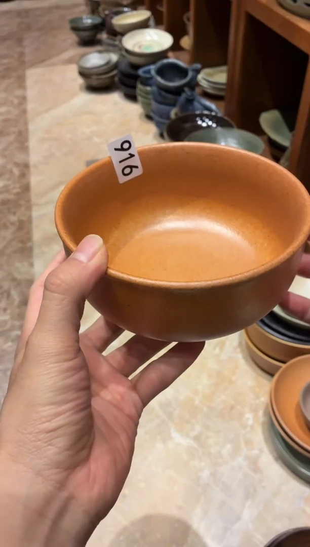 瓷片陈***i916志野手工钵1个