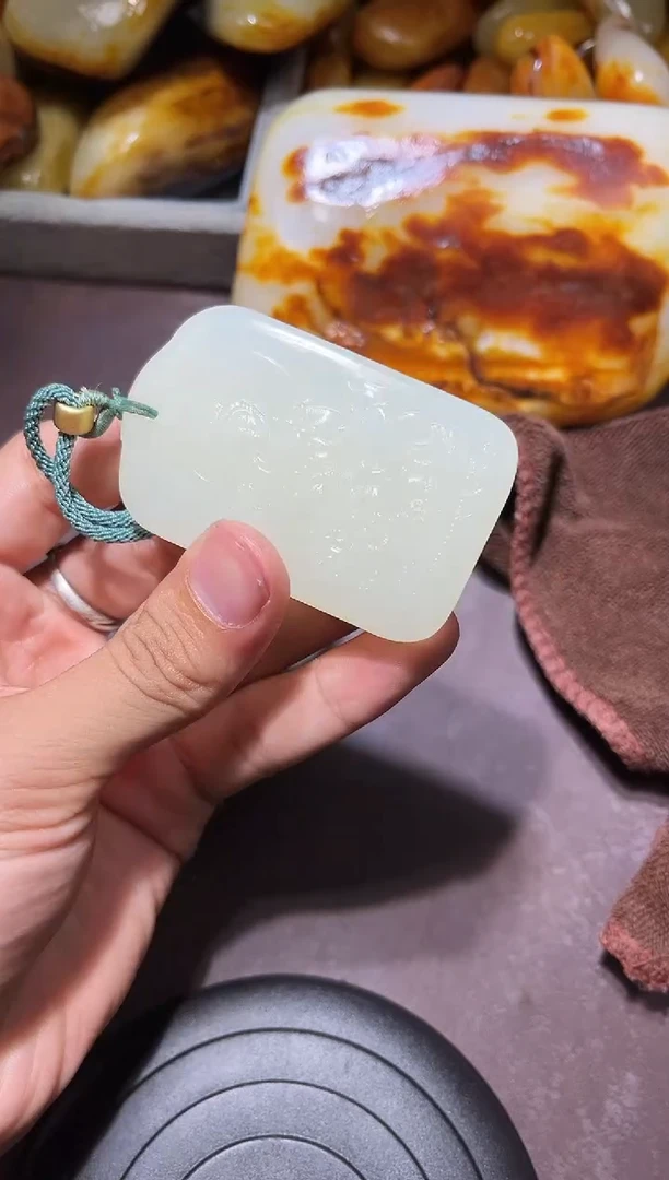 石英岩玉未镶嵌颈饰YL-WW-5.29-51多样性发货