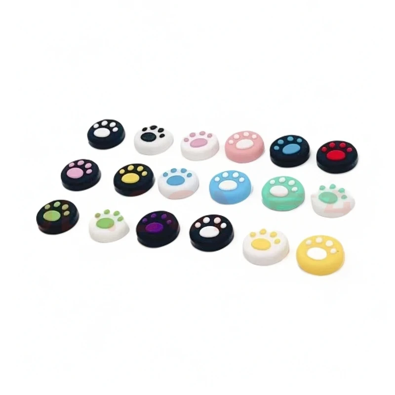 适用多类型手柄的猫爪硅胶摇杆帽游戏手柄保护配件