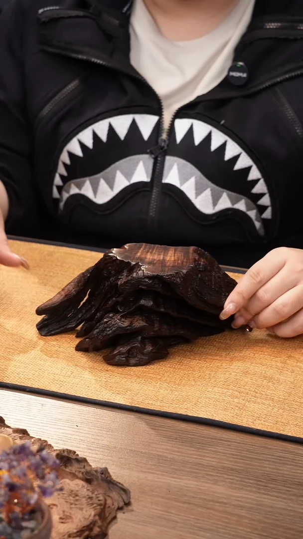 36号云小屋紫柚木摆台