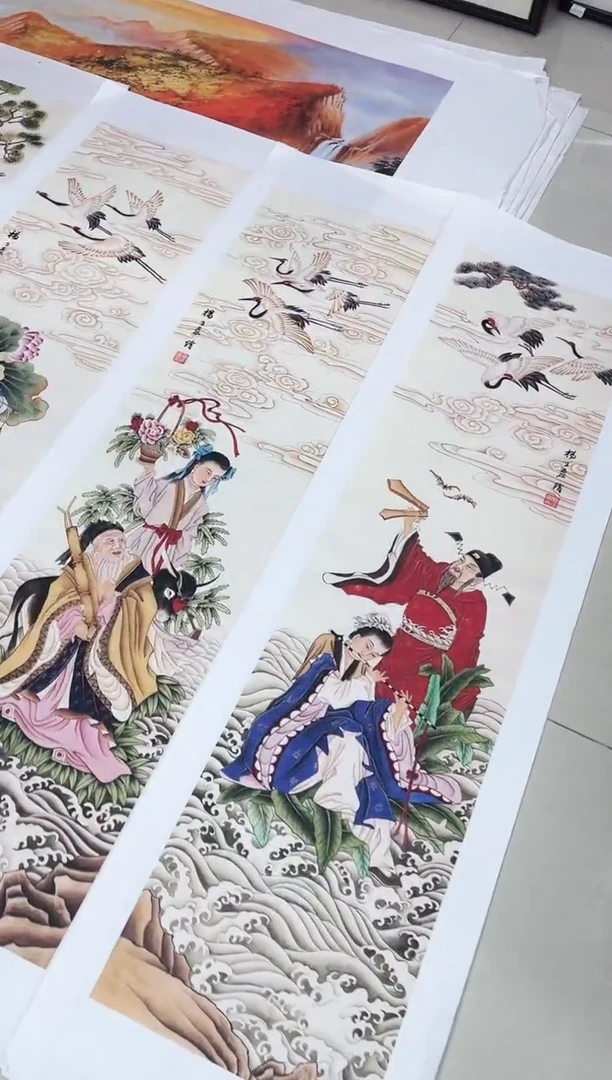 国画九霄甄选国画作品zhb105