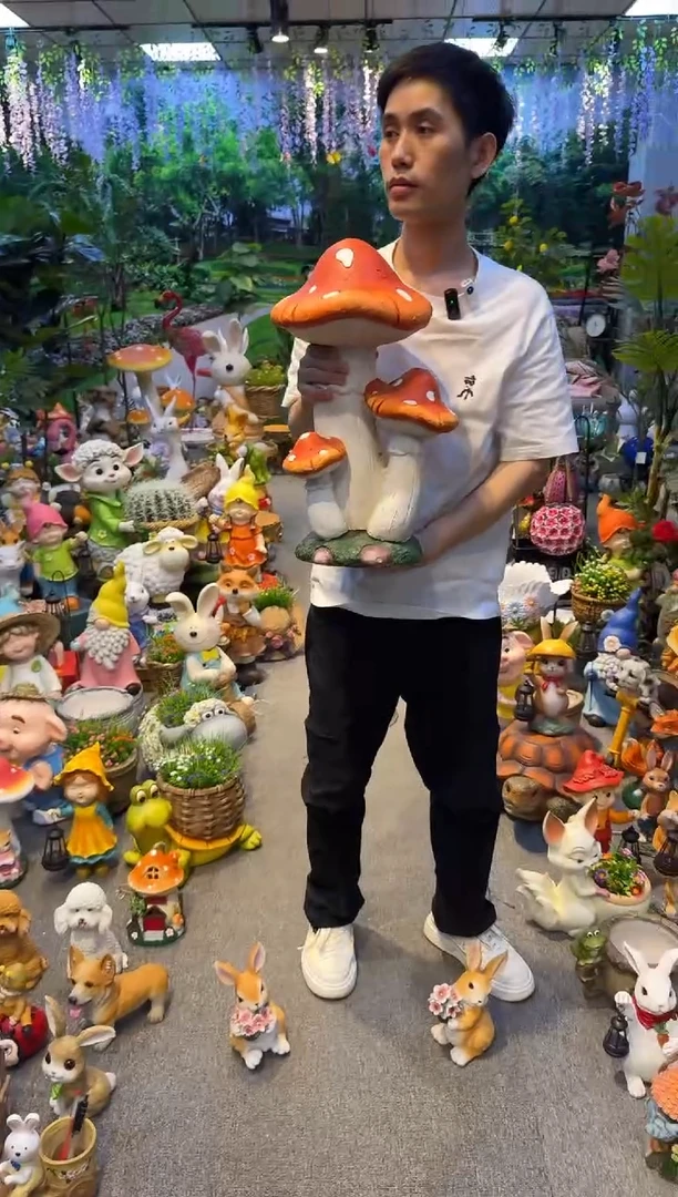 陶瓷花园庭院摆件&00&