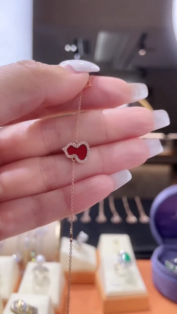 【闪购商品】钻石手链18K金镶嵌手链