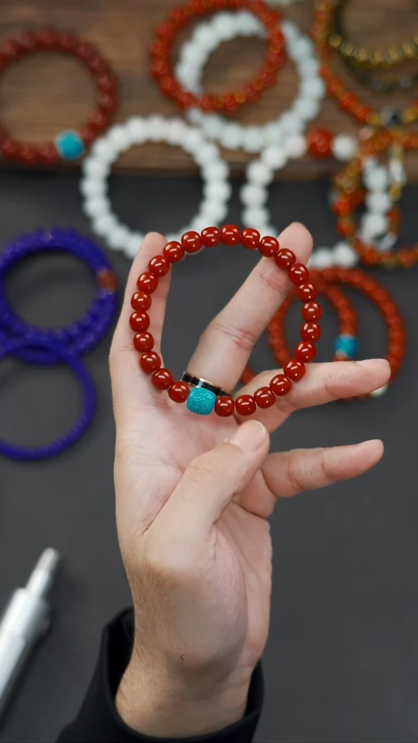 未镶嵌文玩配饰南红玛瑙宋*谛梵阁精品文玩回血