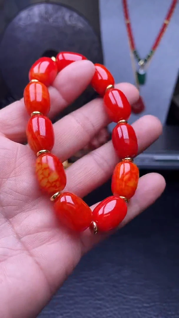 未镶嵌手串玛瑙/玉髓天然珠宝【多样性拍一发一】