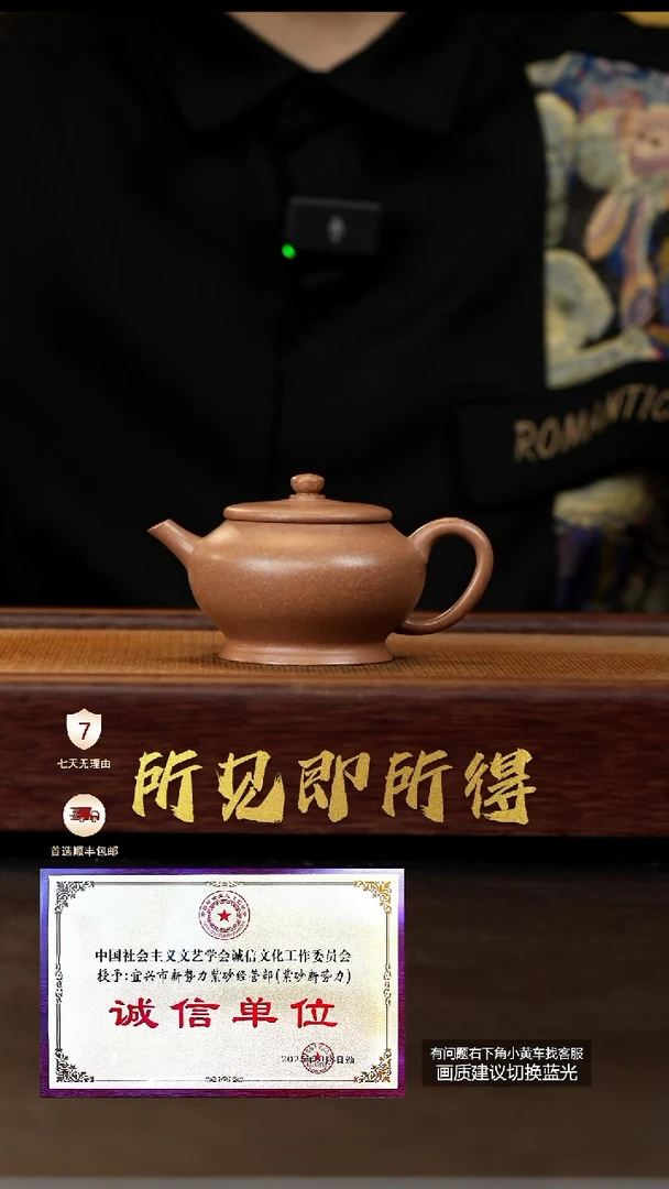 茶壶紫砂蒋贵萍原矿玉成段清妍