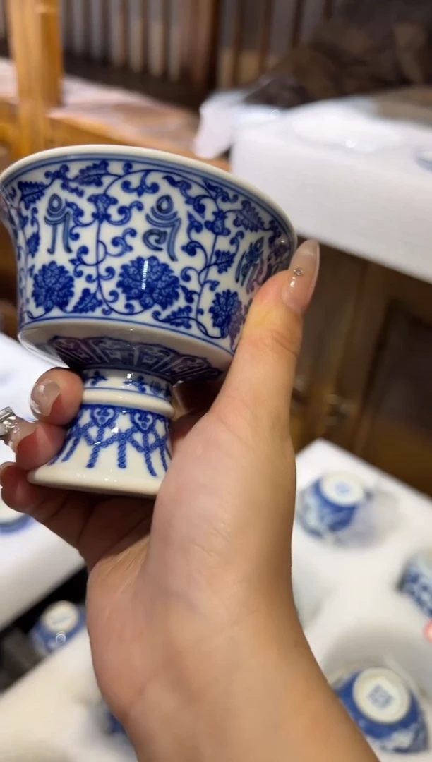 瓷片景德镇瓷器茶器茶杯