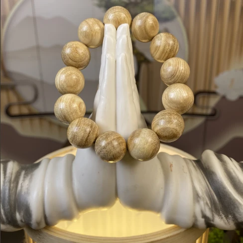 檀香木珠串1.8奶香檀木单圈手串【548】