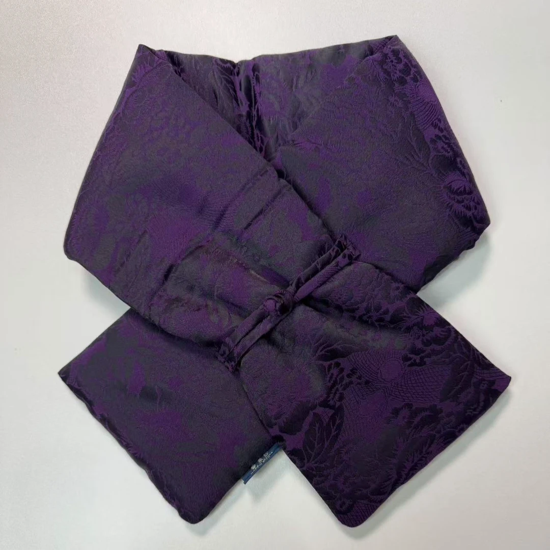 秋冬新款（暗花紫色）围巾88*14脖套