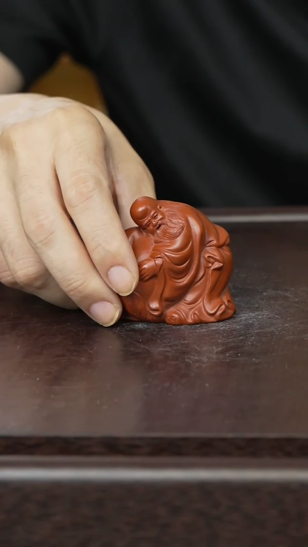 紫砂茶宠寿星茶宠