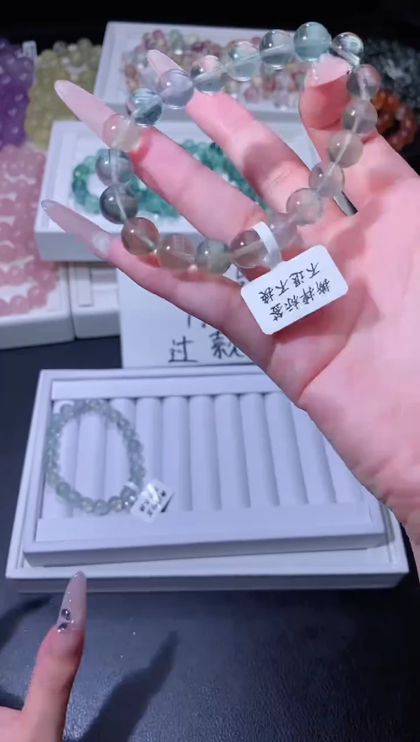 未镶嵌手链萤石106.43萤石手串 多样性发其一