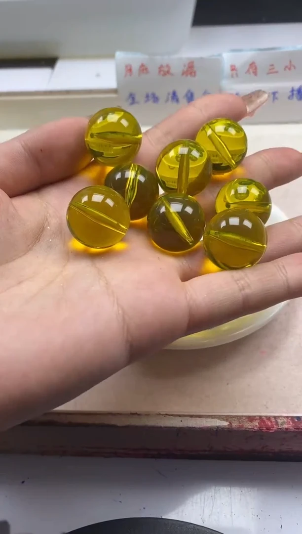 【闪购商品】蜜蜡颈饰未镶嵌w2369蜜蜡*蓝珀19mm+ 3颗