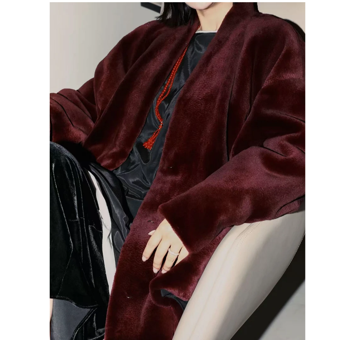 PENNY PENG 天然水貂绒外套 气质千金感保暖上衣外套