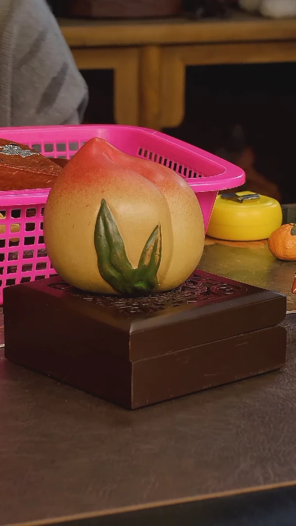 紫砂茶宠紫砂寿桃