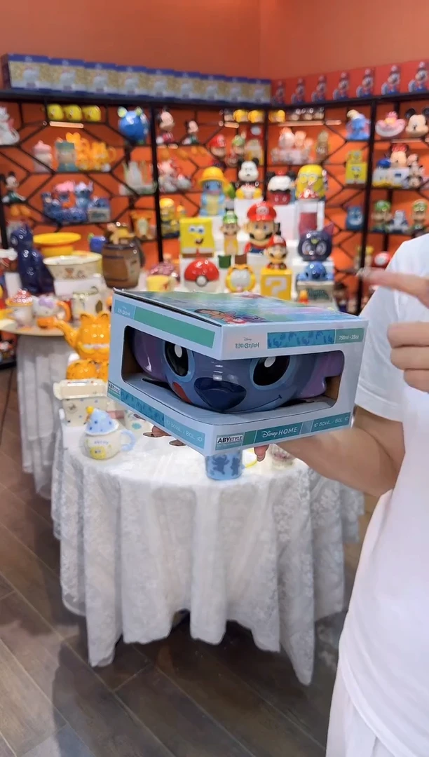 瓷片@@史迪奇水果沙拉碗（礼盒）