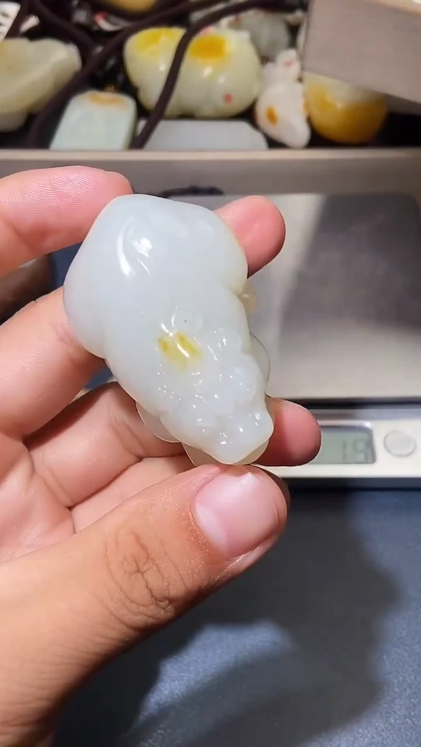 和田玉未镶嵌颈饰HX