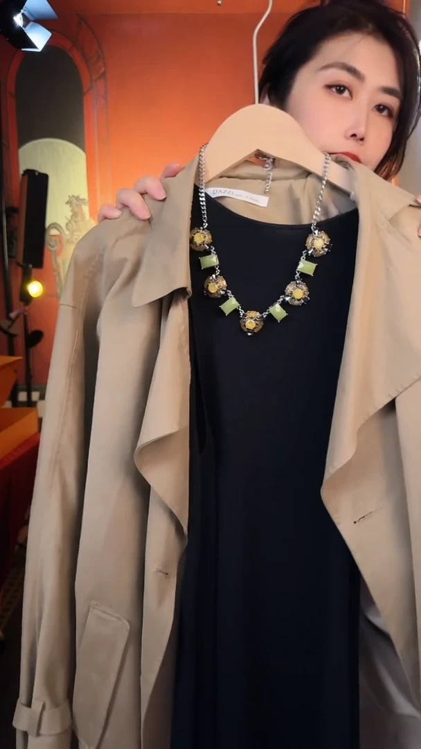 合金无合金无孤品不折腾黄绿色项链